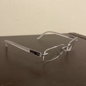 Silhouette Eyeglasses Frames ONLY Clear 7608 10 6050 Rimless Austria 19-140